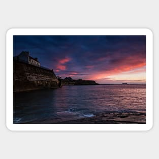 Daybreak At Cullercoats Sticker